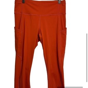 Lululemon Fast And Free Crop II 19" Size 12